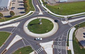 New Roundabout a Point of Pride for Indiana’s City of Beech Grove